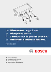 Bosch 7 620 230 022 Installation Instructions Manual