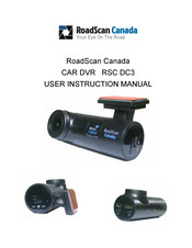RoadScan Canada DC3 User Instruction Manual