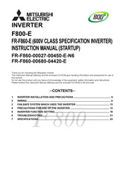 Mitsubishi Electric FR-F860-01440-E Instruction Manual