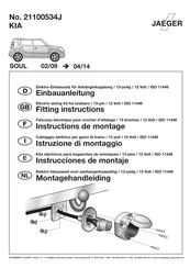 Jaeger 21100534J Fitting Instructions Manual