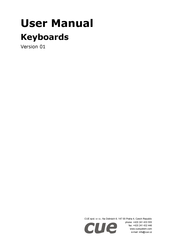 CUE keyboardCUE /r User Manual