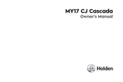 HOLDEN MY17 CJ Cascada Owner's Manual