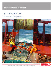 Simrad FishNet 144 Instruction Manual