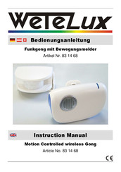 Wetelux 83 14 68 Instruction Manual