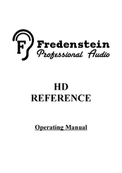Fredenstein HD Reference Operating Manual