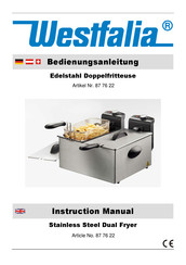 Westfalia 87 76 22 Instruction Manual