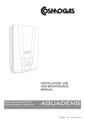 COSMOGAS AGUADENS 37 Instructions For Installation, Use And Maintenance Manual