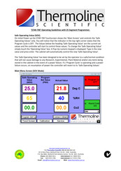 Thermoline Scientific STAR-700 Operating Manuallines