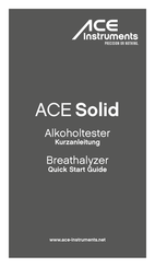 ACE INSTRUMENTS Solid Quick Start Manual