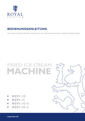 Royal Catering RCFI-1O User Manual