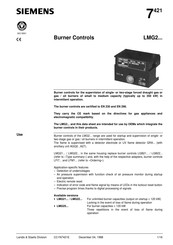 Siemens LMG2 Series Manual