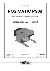 Lincoln Electric POSIMATIC PS08 Safety Instruction For Use And Maintenance