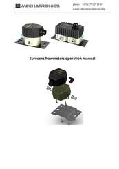 Mechatronics Eurosens Direct PN 100.05 Operation Manual