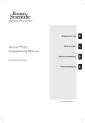Boston Scientific DB-5500-C Directions For Use Manual