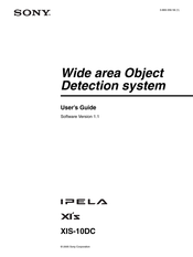 Sony Ipela XI's XIS-10DC User Manual