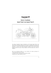 Triumph Speed Triple R Manuals Manualslib