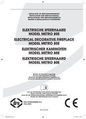 Dru Metro 80E Installation And Service Manual