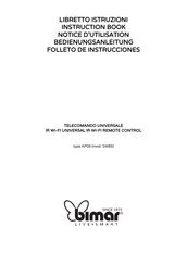 Bimar AP09 Instruction Book