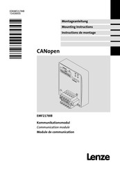 Lenze L-force CANopen EMF2178IB Mounting Instructions
