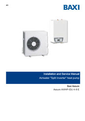 Baxi Assure AWHP-IDU 4-8 E Installation And Service Manual