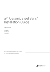 Steelcase a3 CeramicSteel Sans Installation Manual