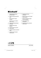 EINHELL 43.106.25 Operating Instructions Manual