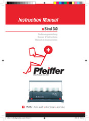 Pfeiffer uBind 3.0 Instruction Manual