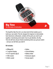 Sparkfun Electronics Big Time Information & Instructions