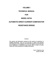 Guildline 6675A Technical Manual