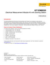 Fluke Calibration KIT-EMM300 Instructions Manual