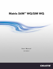 Christie Matrix SIM-WQ User Manual