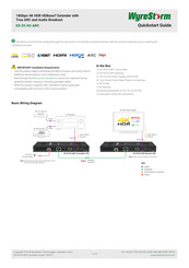 Wyrestorm EX-35-H2-ARC Quick Start Manual