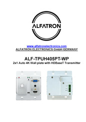 ALFAtron ALF-TPUH405PT-WP Manual