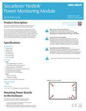 Assa Abloy Securitron NL4 Quick Start Manual