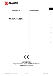 Glamox TL65A Operating Instructions Manual