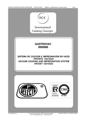 J.P. SELECTA GASTROVAC 9999988 Manual