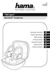 Hama TWS Sport Operating Instructions Manual