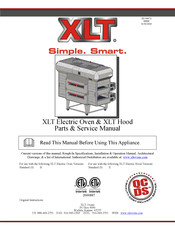 XLT Ovens XP-5202-208-5.3 Parts & Service Manual