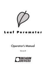 Decagon Devices SC-1 Operator's Manual