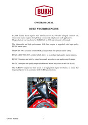 Bukh V8 Series Owner's Manual