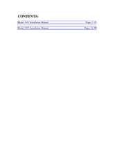 Code 3 3951 Installation & Operation Manual