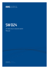 KWS SW024 Manual