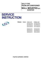 Fujitsu RSG09KGTA Service Instruction