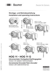 Baumer Hübner HOG 11.2 Installation And Operating Instructions Manual