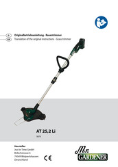Mr. GARDENER 5073 Translation Of The Original Instructions
