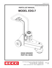 Edco 56300 Part List Manual