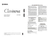 Yamaha Clavinova CLP-520 Owner's Manual