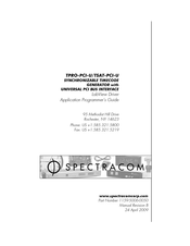 Spectracom TSAT-PCI-U Series Programmer's Manual