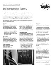 Taylor Expression System 2 Tech Sheet