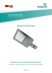 tempLED RayTrack Series Installation Manual